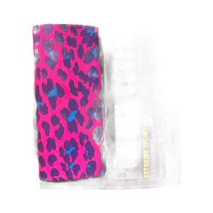 Fuchsia Cheetah Neoprene Pony Tail Holder