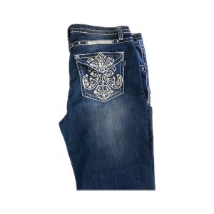 Platinum Plush Motorcycle Jeans