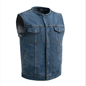 Men's Motorcycle Denim Vest