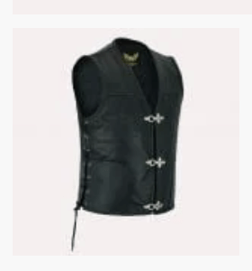 Leatherick of London Fishhook Side Lace Vest