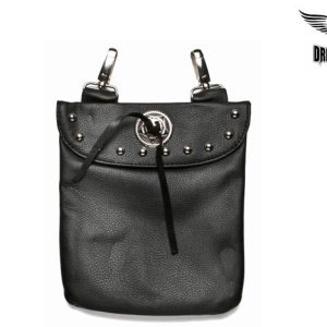Women's Belt Bag with Studs and Concho