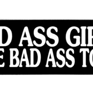 Badass Girls Ride Badass Toys Sticker