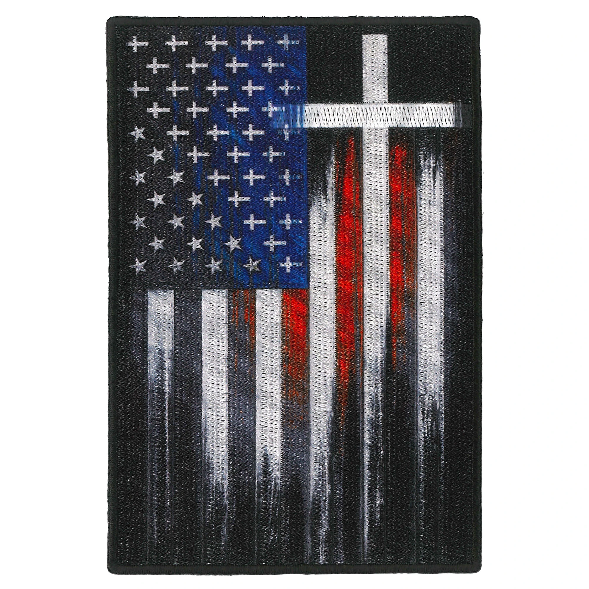 American Flag with Crosses Patch