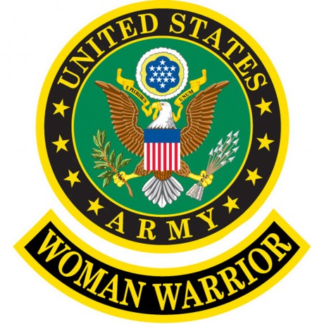 US Army Woman Warrior Embroidered Patch