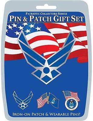 U.S. Air Force Logo Pin & Patch Gift Set