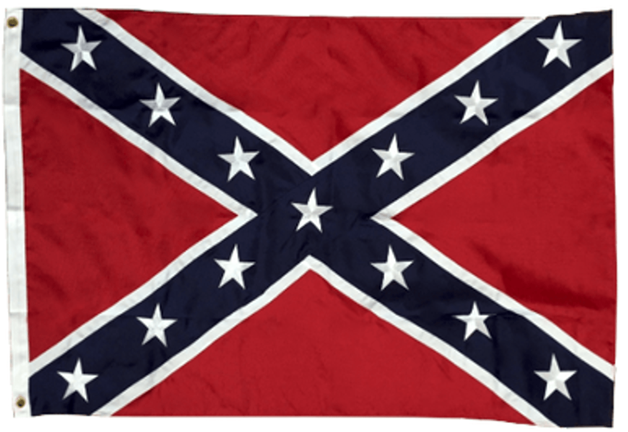 Rebel 12"x18" Flag with Grommets