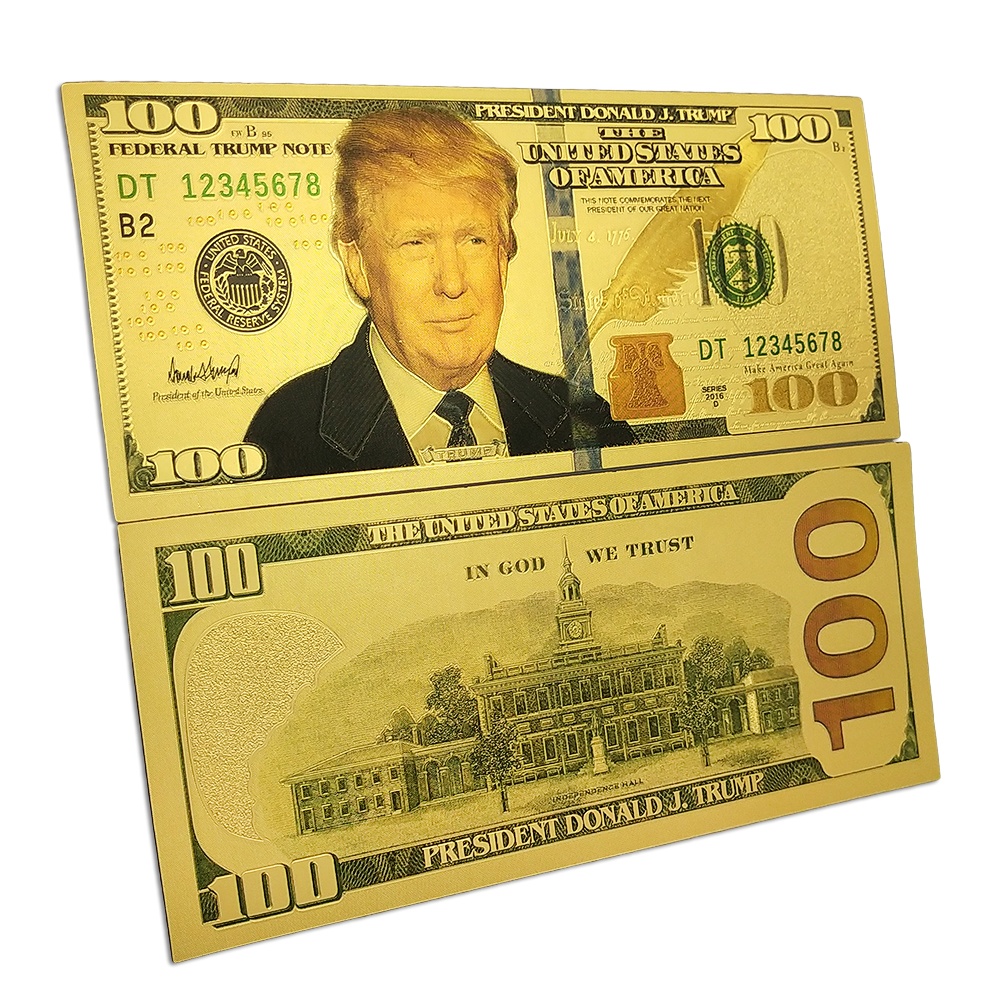 President Donald Trump $100 Bill