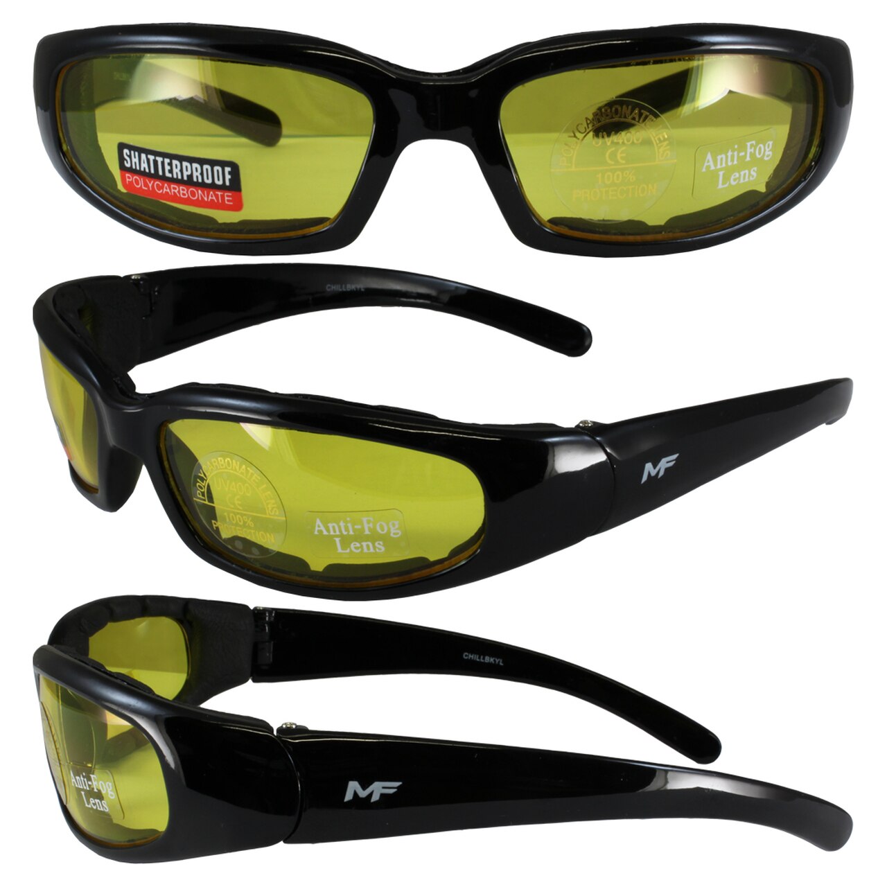 Chill Sports Sunglasses with Amber Lenses