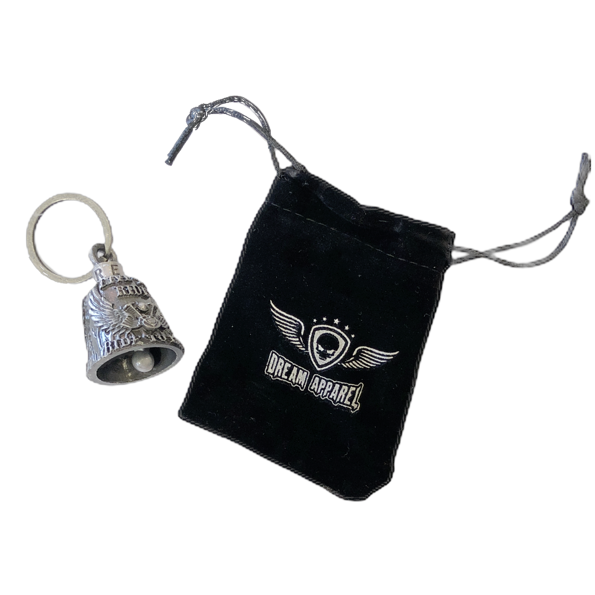 Eagle Wings with V-Twin Engine Live to Ride Motorcycle Bell