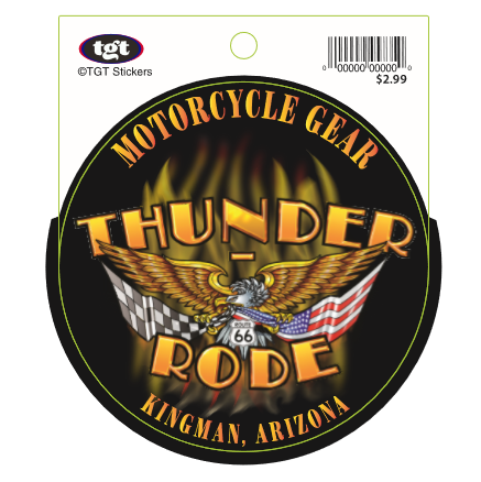 Thunder-Rode Motorcycle Gear Sticker