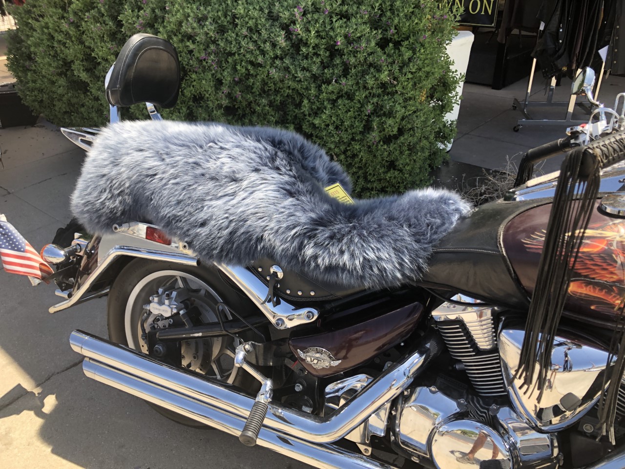 Motorcycle Seat Cover - Australian Merino Wool Sheepskins