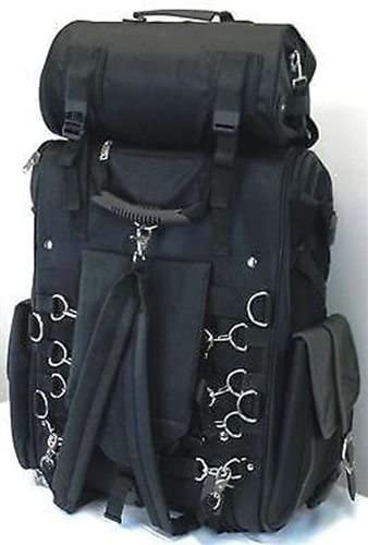 Extra Large Studded 2-Piece Travel Bag/Back Pack