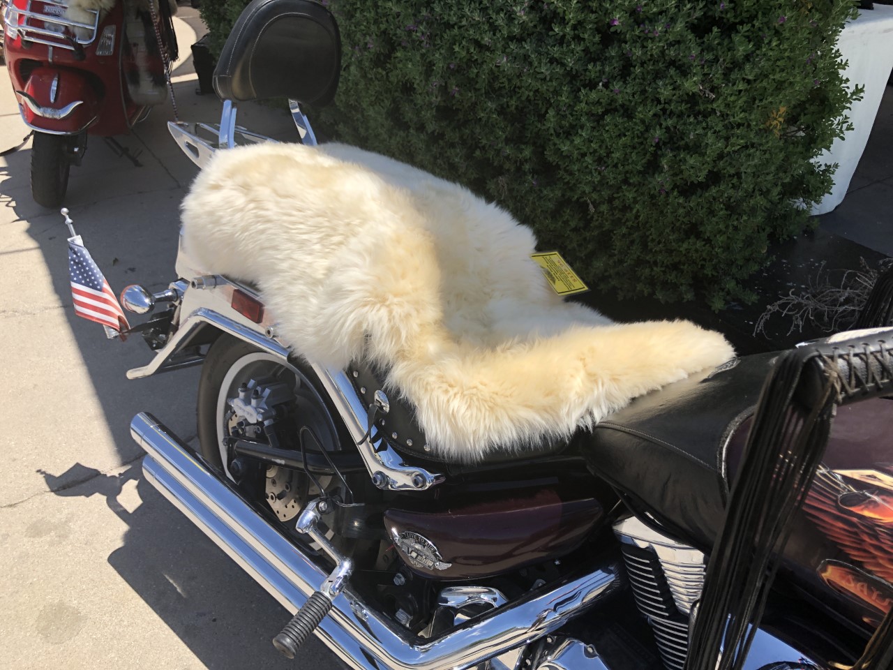 Motorcycle Seat Cover - Australian Merino Wool Sheepskins