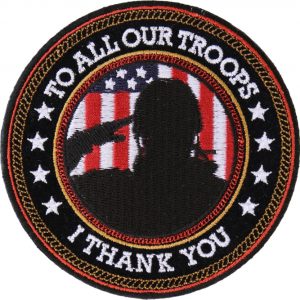 Thank You To Our Troops Patch