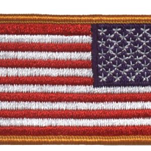 US Flag REVERSE RIGHT Side Patch