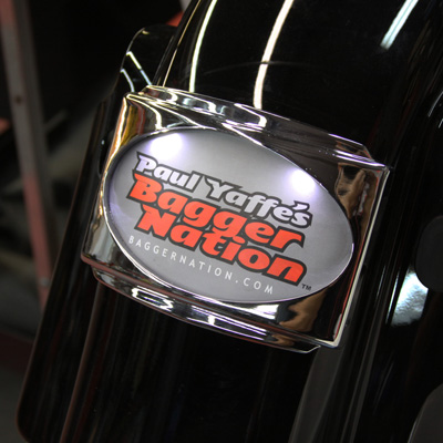 Paul Yaffe Motorcycle License Plate Frame