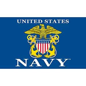 US Navy Flag 3' x 5' Blue