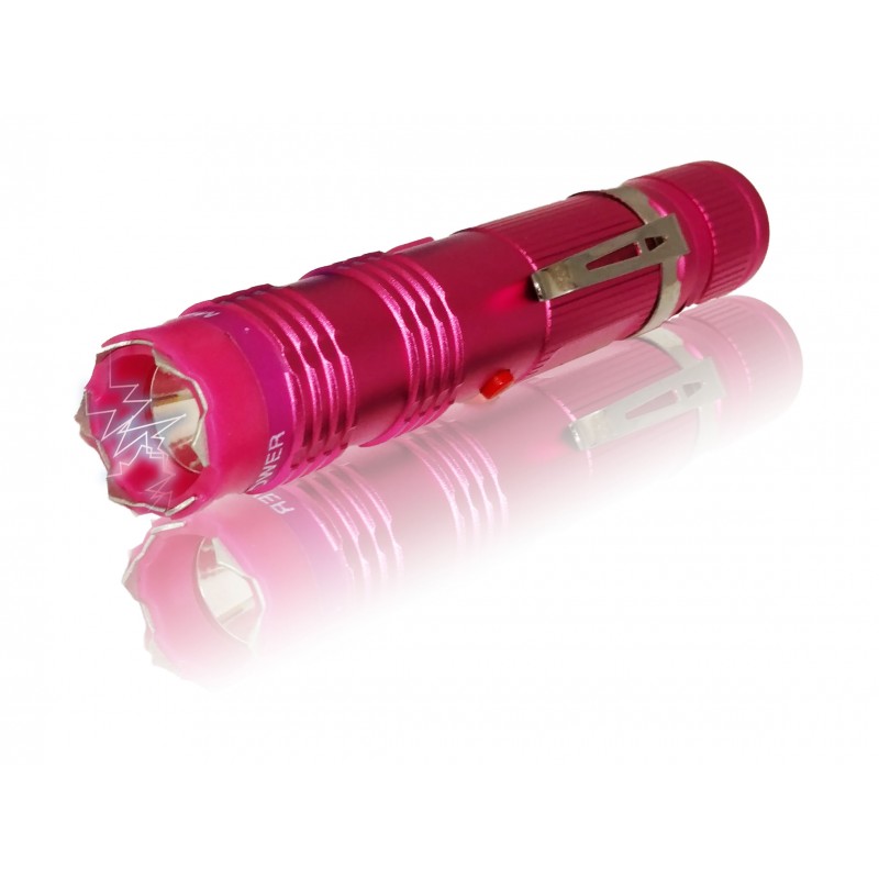 Alpha Force Flashlight Stun Gun pink