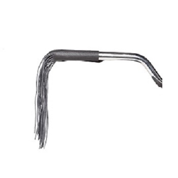 Leather Handlebar Grip Cover with Short Fringe