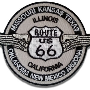 Route 66 Wing Disc States Patch
