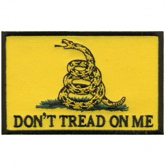 Don't Tread On Me Yellow Patch