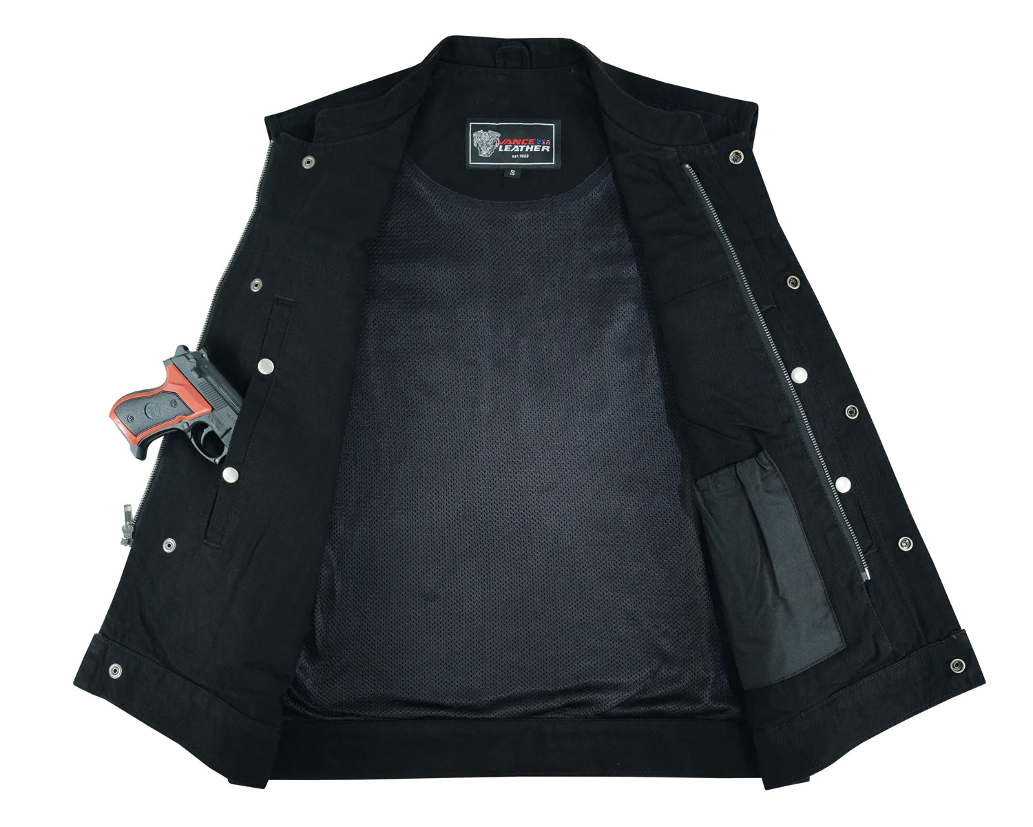 PRE-ORDER - Black Denim Vest