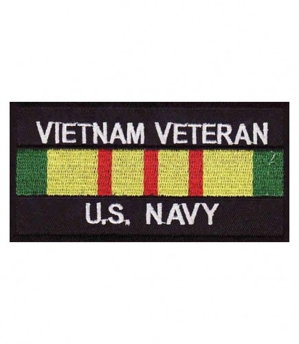 Vietnam US Navy Vet Service Ribbon Patch
