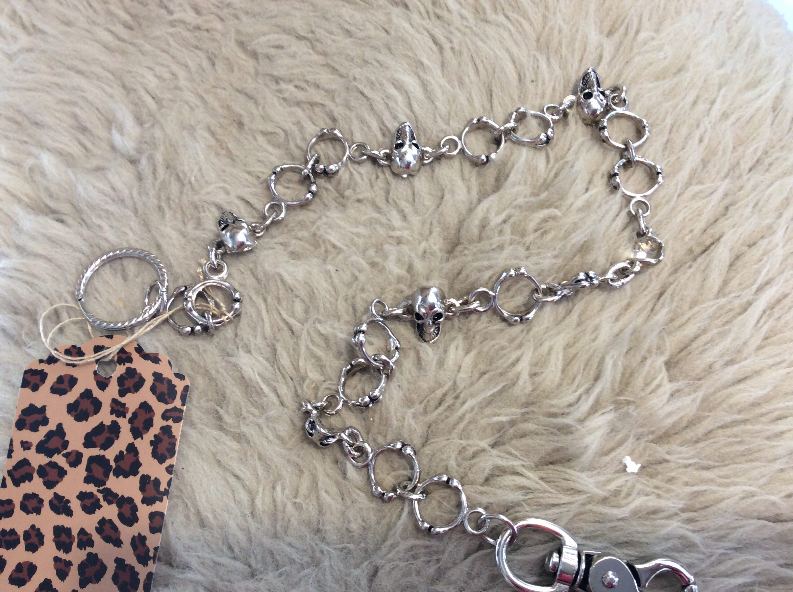 Skull and Bones Wallet Chain