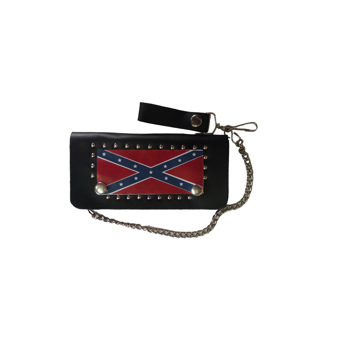 Rebel Flag Confederate Trucker Wallet
