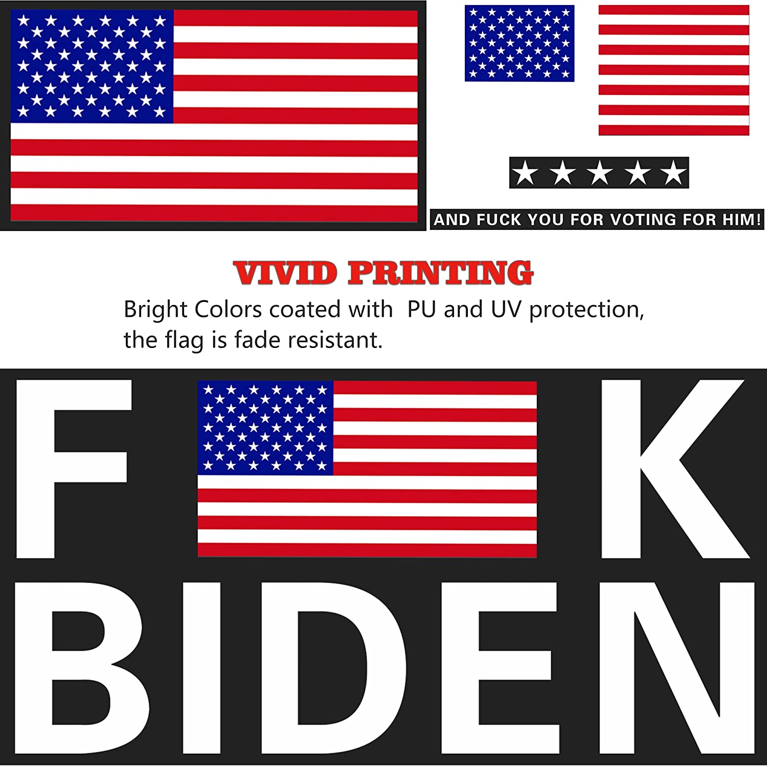 Fuck Biden USA Flag