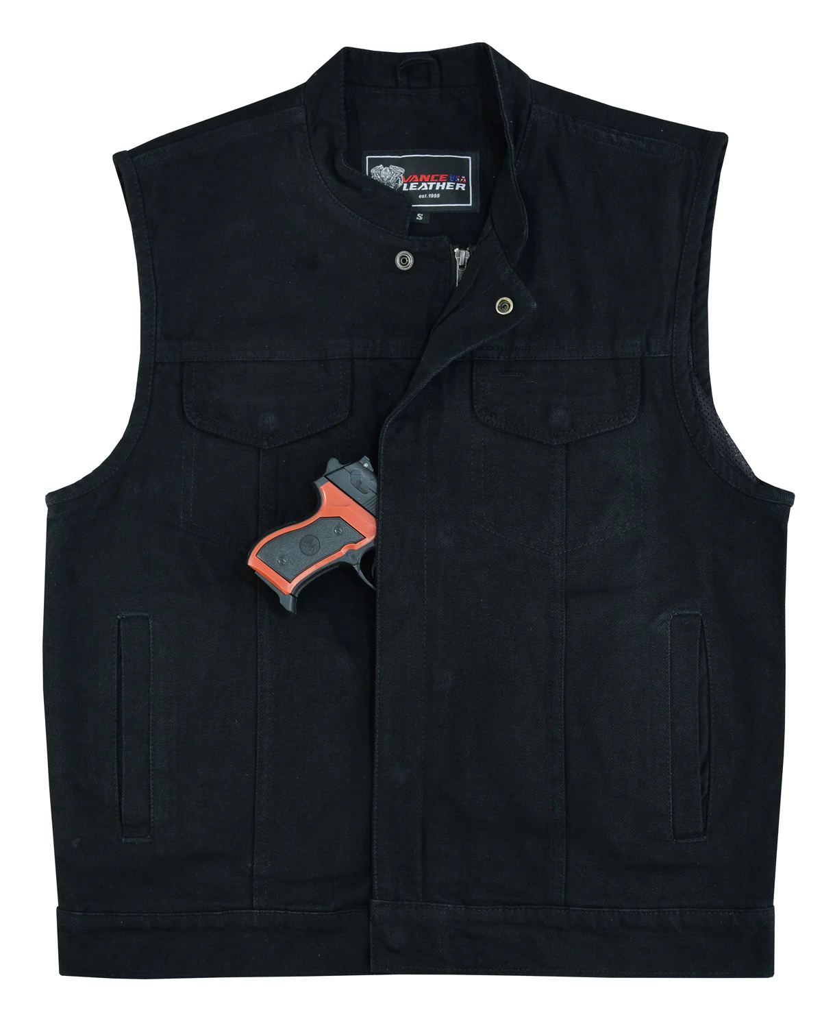 PRE-ORDER - Black Denim Vest