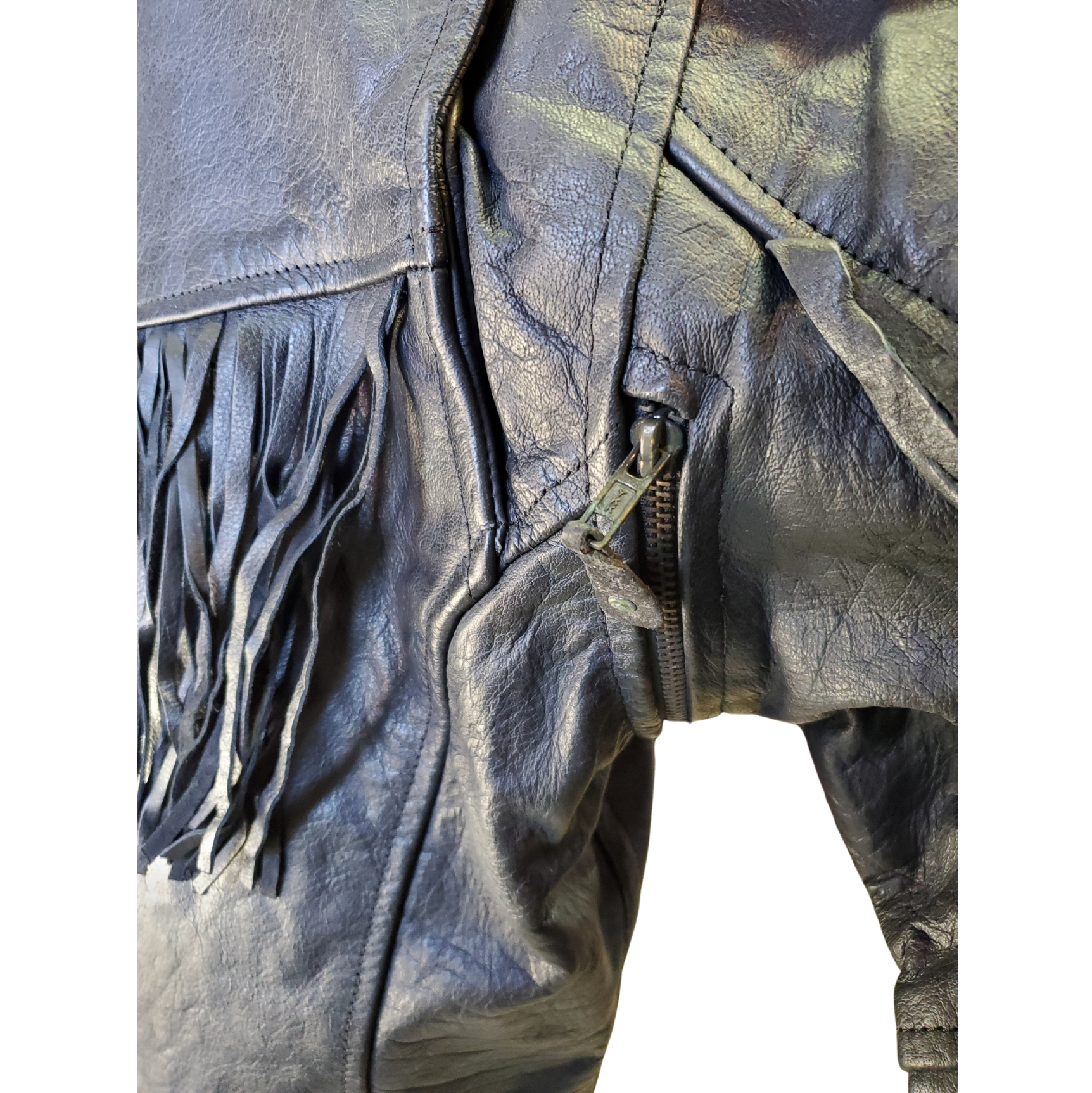 Pistol Pete Fringe Leather Jacket