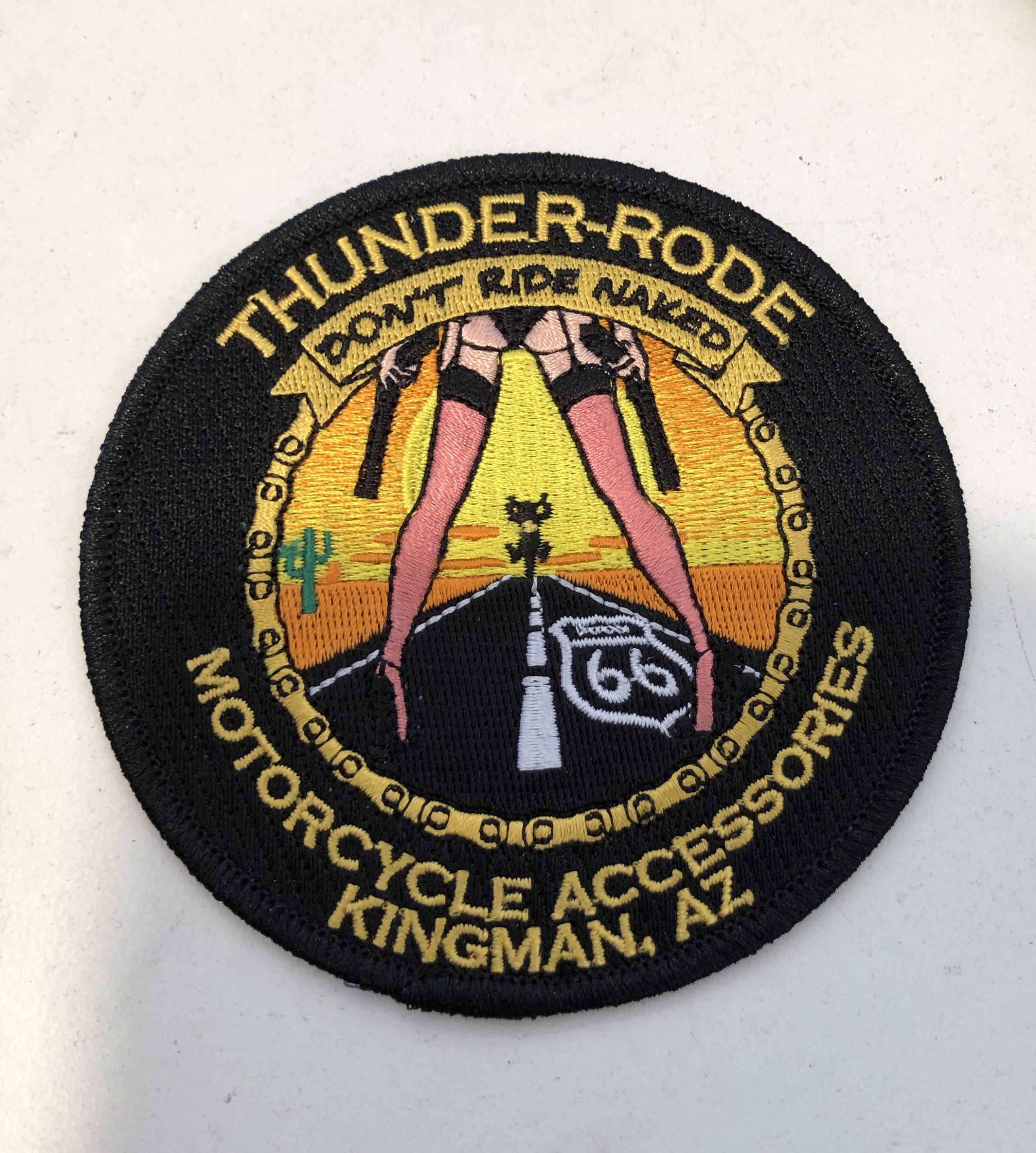 Don't Ride Naked Biker Patch