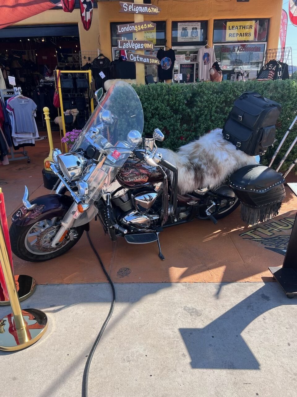 100% Genuine Icelandic Sheepskin - Motorcycle Seat Cover