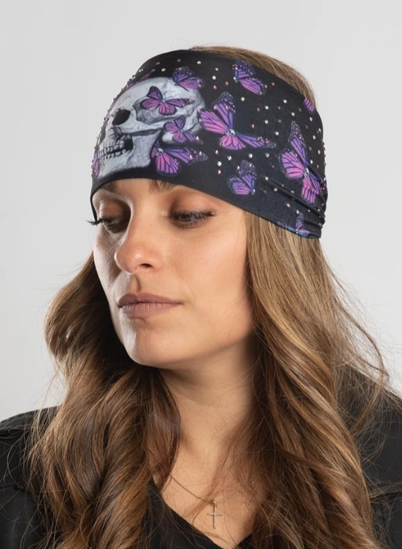 Skull Butterflies Soaker Band