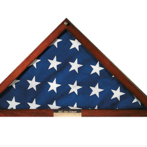 Triangle Flag Display Case