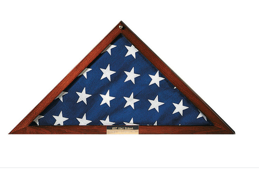 Triangle Flag Display Case
