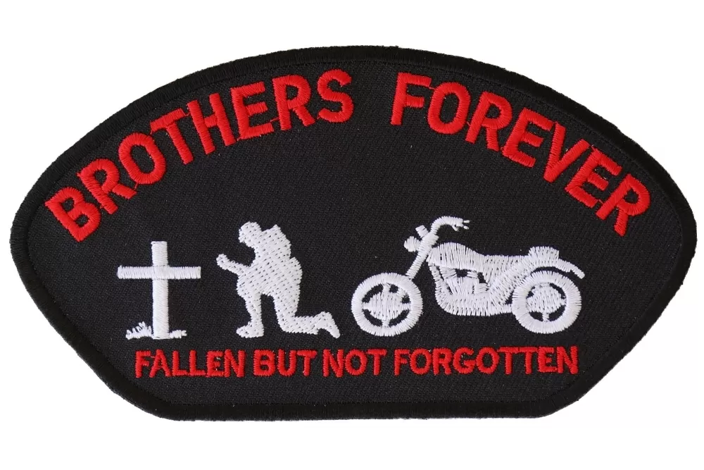 Brothers Forever Biker Cap Patch