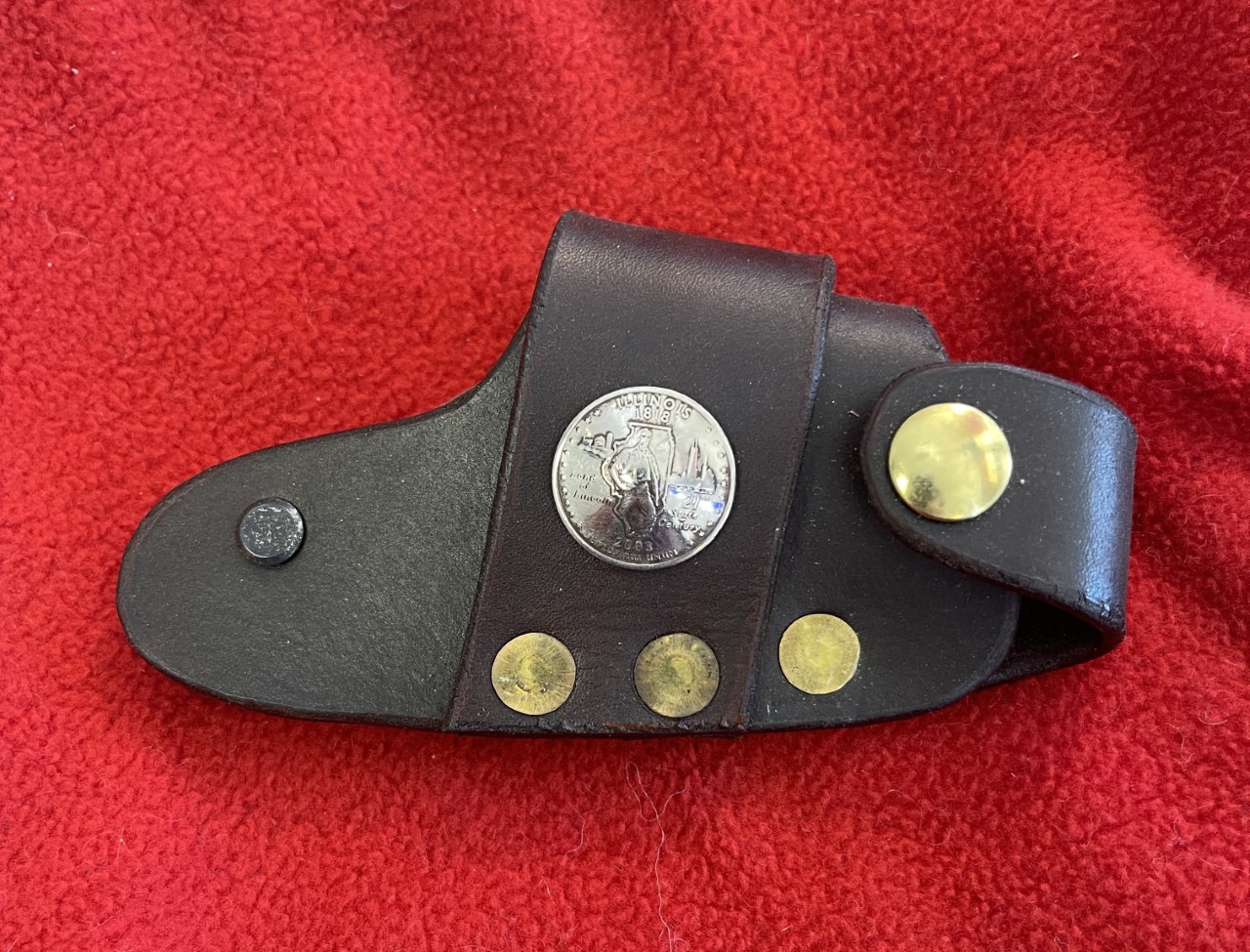 Quick Draw Knife Holster Illinois Gold