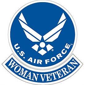 USAF United States Air Force Woman Veteran Embroidered Patch