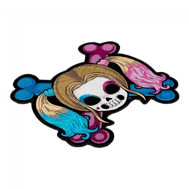 Baby Girl Skull & Crossbones Patch