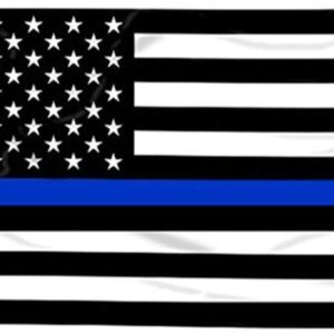 Thin Blue Line American Flag - 3' x 5'