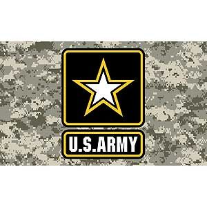 Digital Camo Army Flag