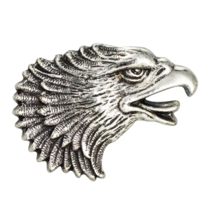 Eagle Head Screw Concho - left facing