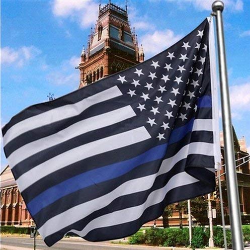 Thin Blue Line American Flag - 3' x 5'