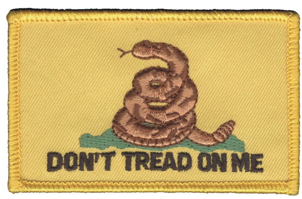 DON'T TREAD ON ME Gadsden Flag Embroidered Patch