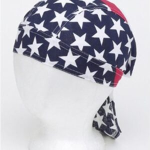 Cotton Skull Cap with USA Stars and Stripes