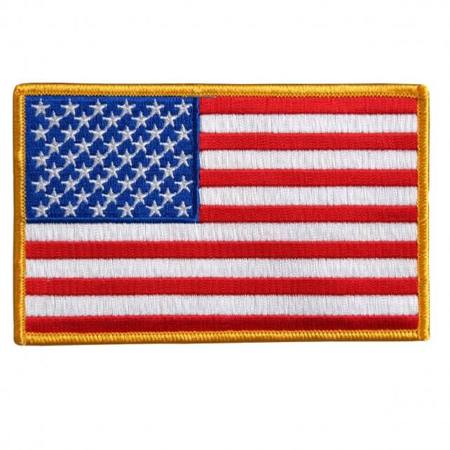 American Flag Back Patch