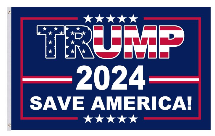 2024 Trump Save America Flag