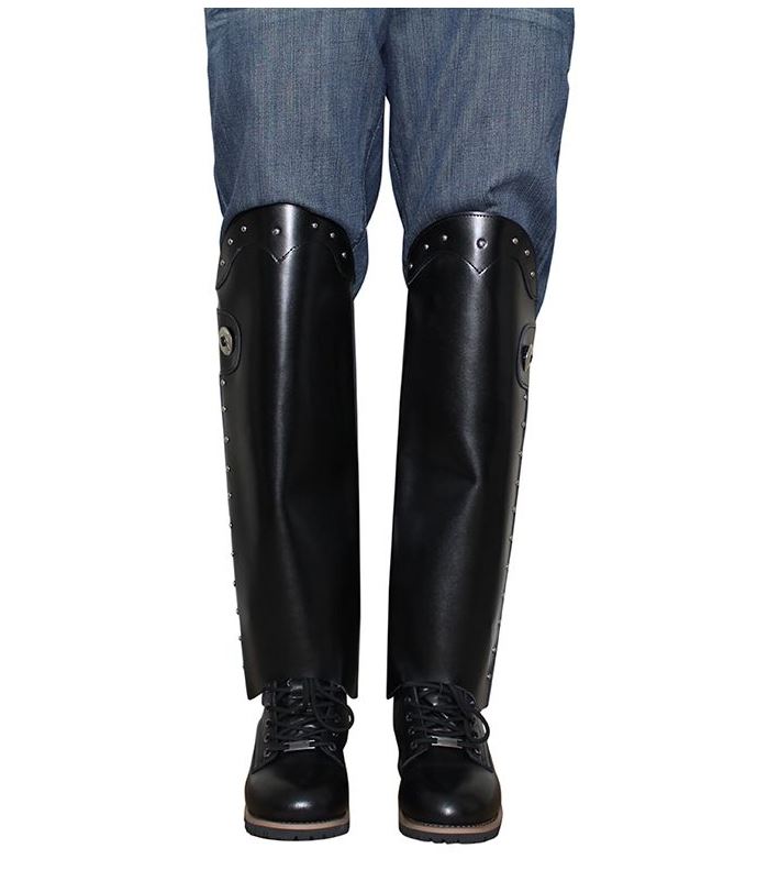Half Chaps with Zipper and Studs